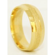 Aliança em Ouro Amarelo 18k com Ótimo Preço
